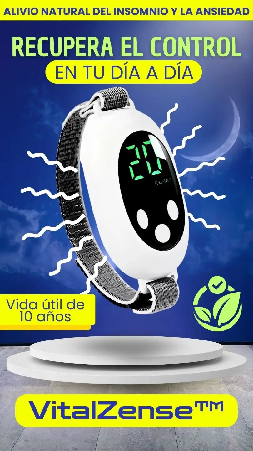 VitalZense™ - Dispositivo Electrónico con Tecnología Neural para Eliminar el Insomnio y la Ansiedad