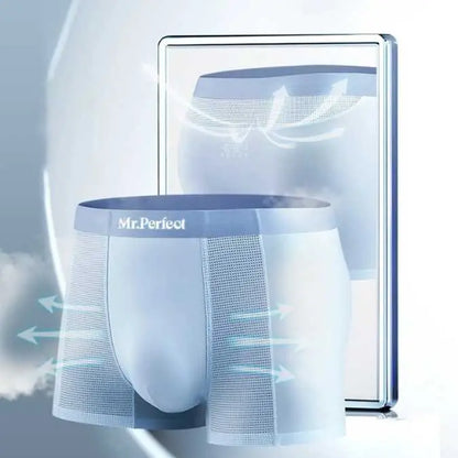 Mr.Perfect - Boxer Seda de Hielo Hombre Pack x 3 unidades