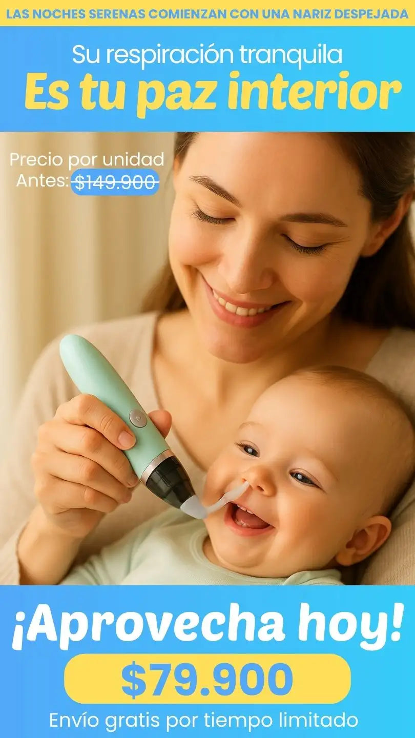 BabyBreeze™ - Aspirador Eléctrico de Mucosa Nasal Bebés y Niños